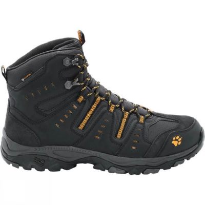 Botas Jack Wolfskin MTN Storm Texapore Mid Hombre - Gris Oscuro - Chile BAC917308